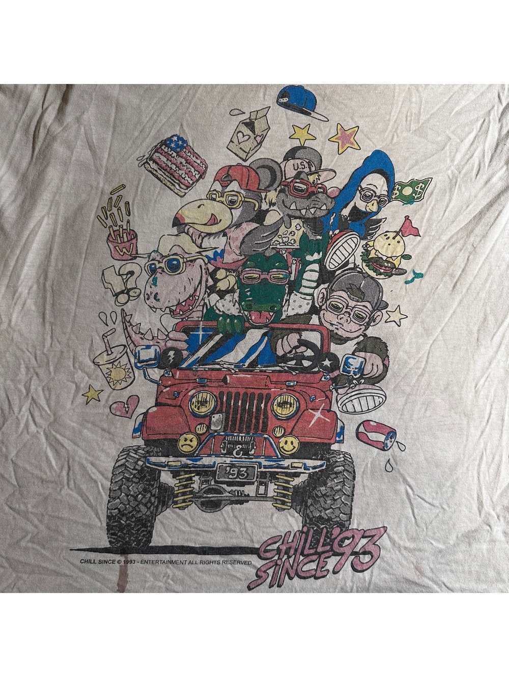 RARE John Galt x Brandy Melville Chill Since ‘93 Jeep Tee